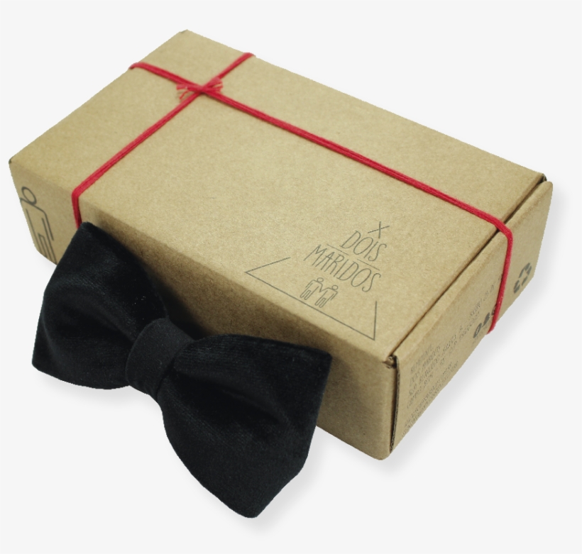 Gravata Borboleta Veludo Preto - Bow Tie, transparent png #10050691