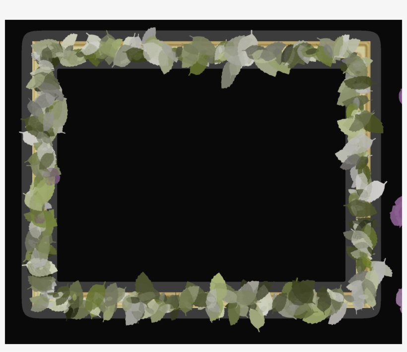 Cadre Rectangle 1 Cadre Nature Clipart - Picture Frame, transparent png #10052072