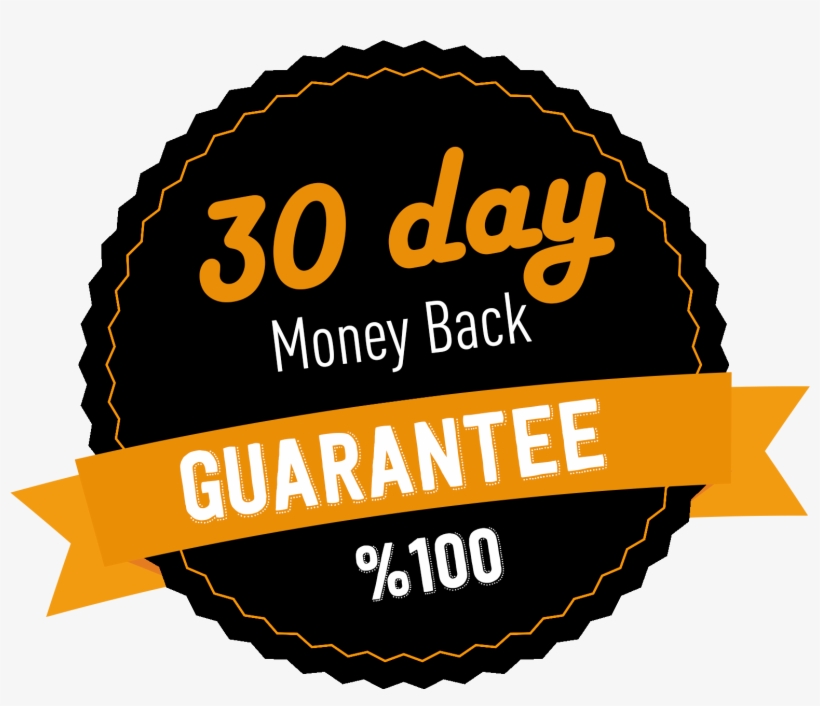 30 Days Money Back Guarantee - Label, transparent png #10053602