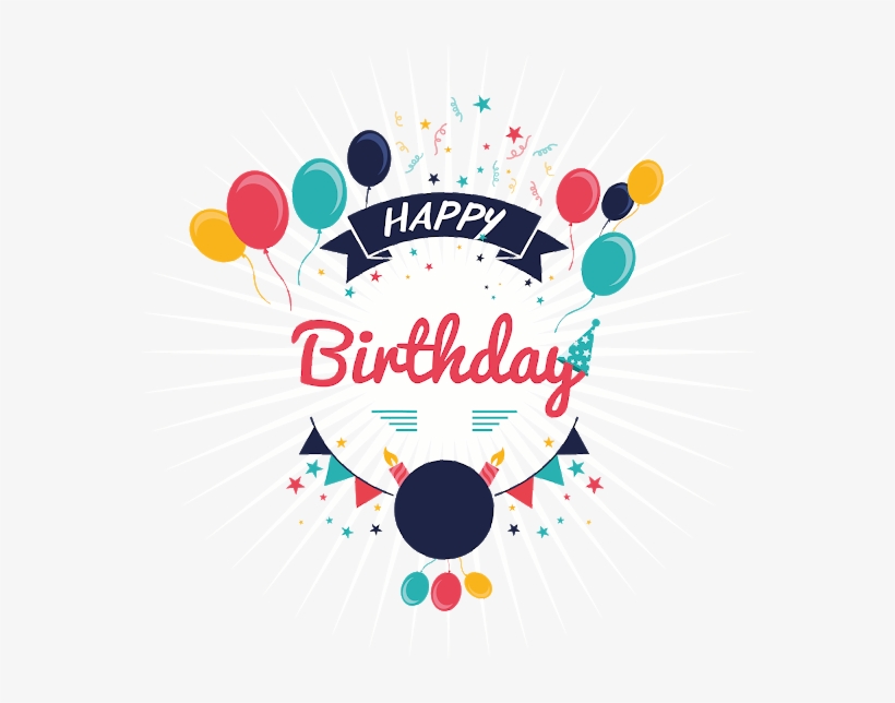 Free Happy Birthday Greeting Templets - Happy Birthday Vectors Free, transparent png #10053709