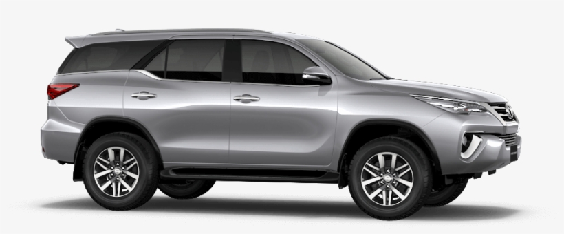 Toyota Global Site - Toyota Fortuner 2016 Side View Black, transparent png #10054938