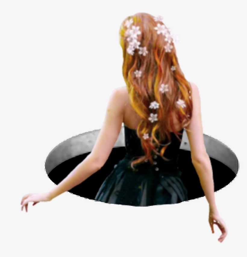 #hole #girl #back #black #blackhole - Barbie, transparent png #10055084