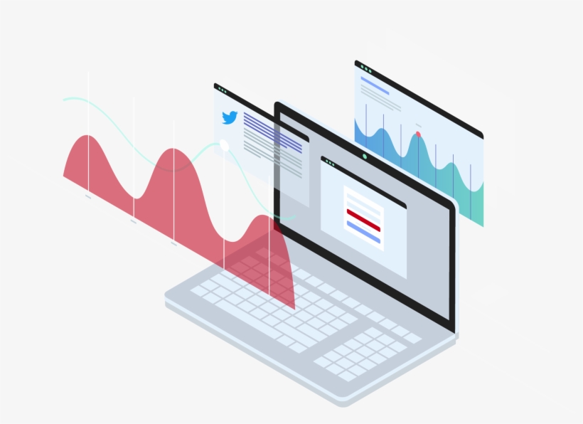 Laptop And Charts - Software, transparent png #10055294