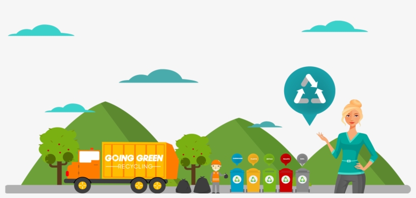 Segregation Of Garbage Art, transparent png #10057334