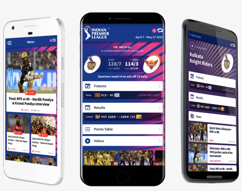 Get The App - Vivo Ipl 2019 Time Table Download, transparent png #10058026