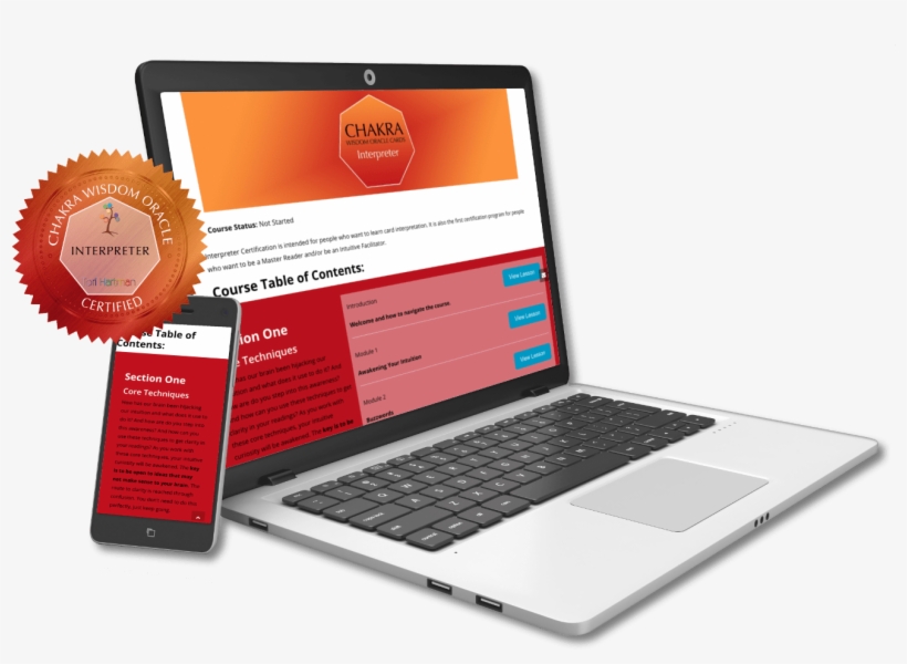 Chakra Wisdom Oracle Card Interpreter Training - Touchpad, transparent png #10058690