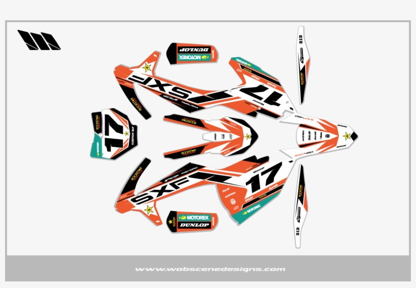 Ktm Rockstar Adhesivekit - Grafiche Fox Ktm 2010, transparent png #10059692
