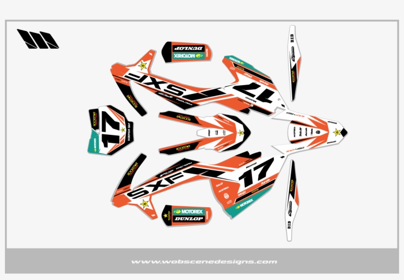 Ktm Rockstar Adhesivekit - Grafiche Fox Ktm 2010, transparent png #10059692