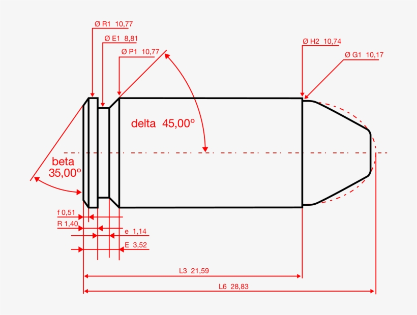 When Loaded With A 180 Gr Bullet, It Produced The Same - 40 S&w, transparent png #10059881