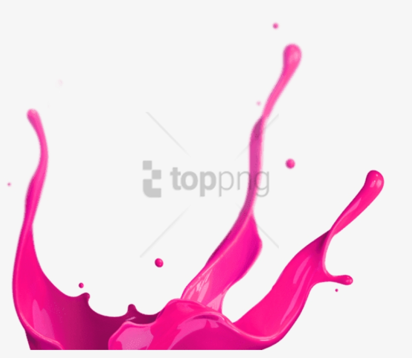 Free Png Purple Footer Paint Splatter Png Image With - Pink Paint Splash Png, transparent png #10060160