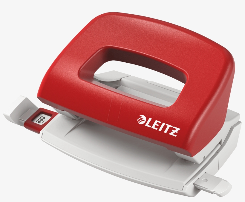 Hole Punch, Up To 10 Sheets, Red Leitz - Perforator, transparent png #10060339