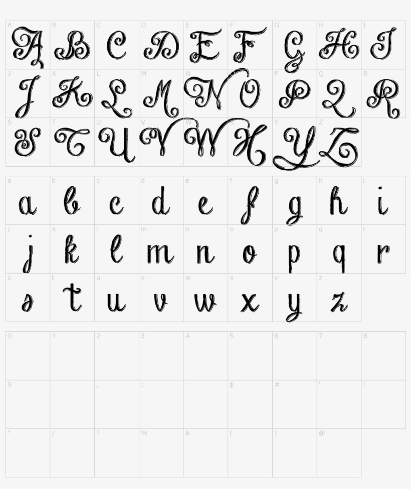 Font Characters - Lettering, transparent png #10061260