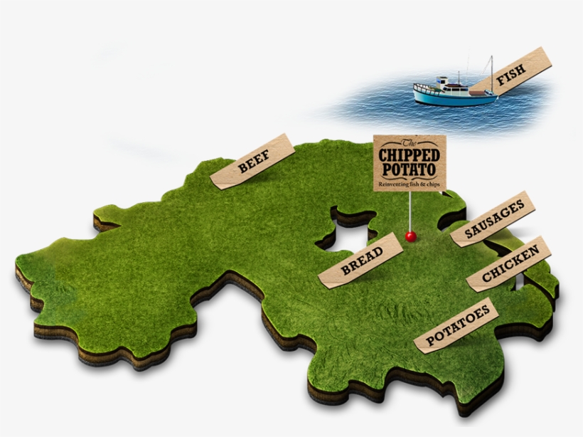 The Chipped Potato Source All Their Ingredients From - Artificial Turf, transparent png #10062204