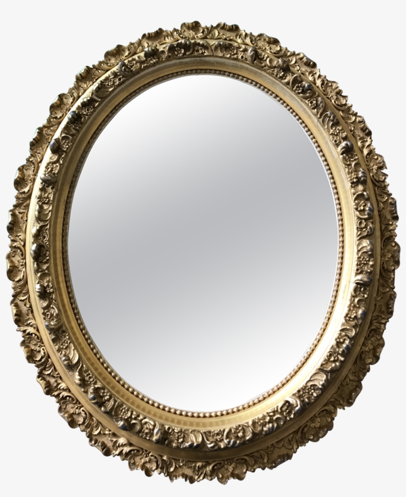 Viyet Designer Furniture - Oval Mirror Png, transparent png #10063471