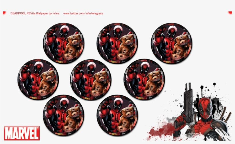 Ps Vita Deadpool 'dynamic' Wallpaper Photo Deadpool - Graphic Design, transparent png #10065280