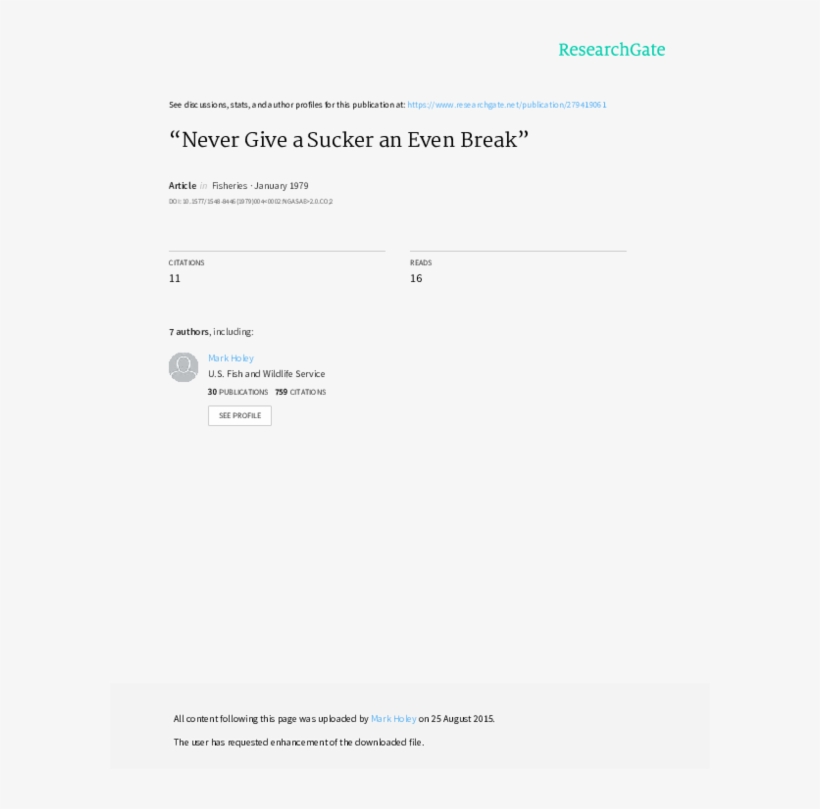 “never Give A Sucker An Even Break” - Template, transparent png #10065663