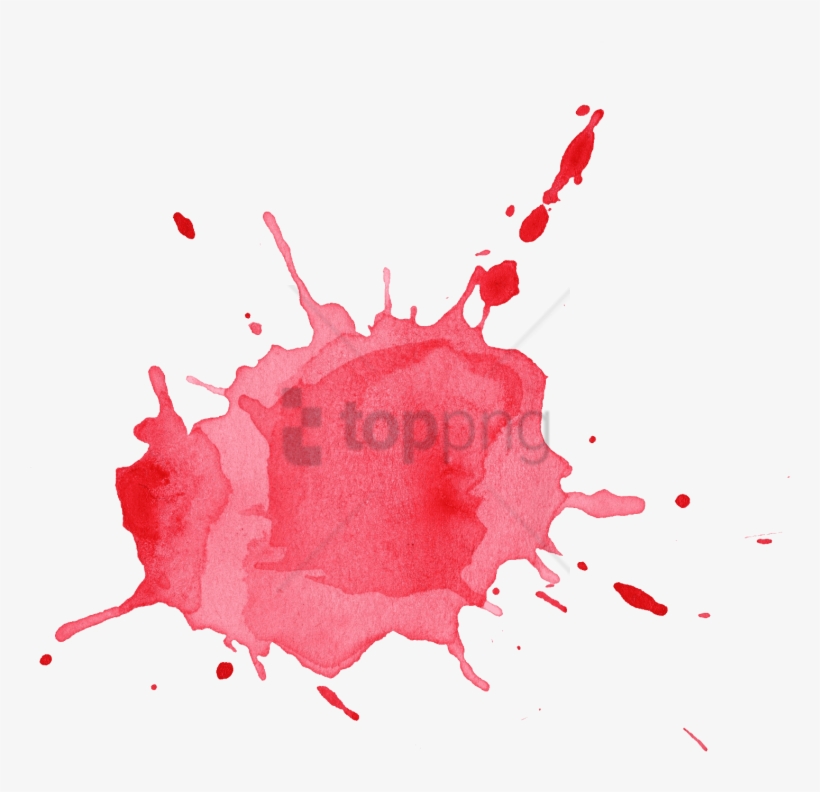 Free Png Red Paint Splash Png Png Image With Transparent - Png Transparent Watercolor Splash Png, transparent png #10065719