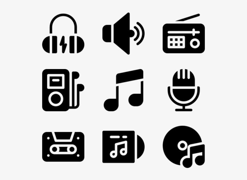 Music - Computer Parts Icons, transparent png #10066307