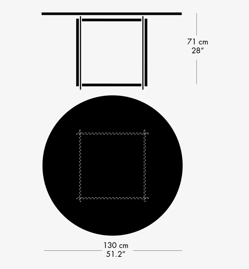 The Base Is Assembled Using 16 Black Hexagon Socket - Circle, transparent png #10066358