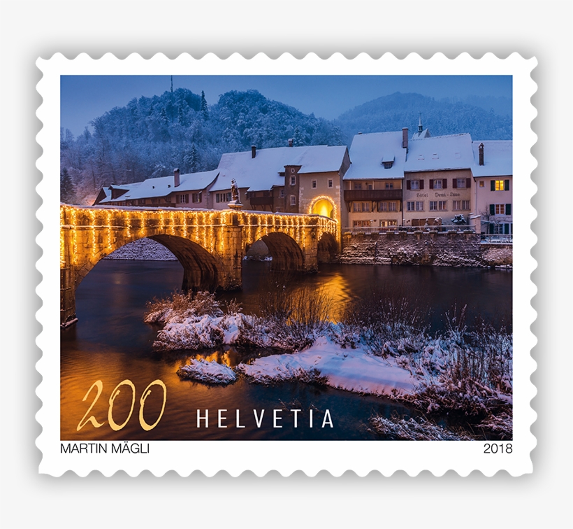 The Small Town Of Saint Ursanne Can Be Found In The - Canada Post, transparent png #10066464