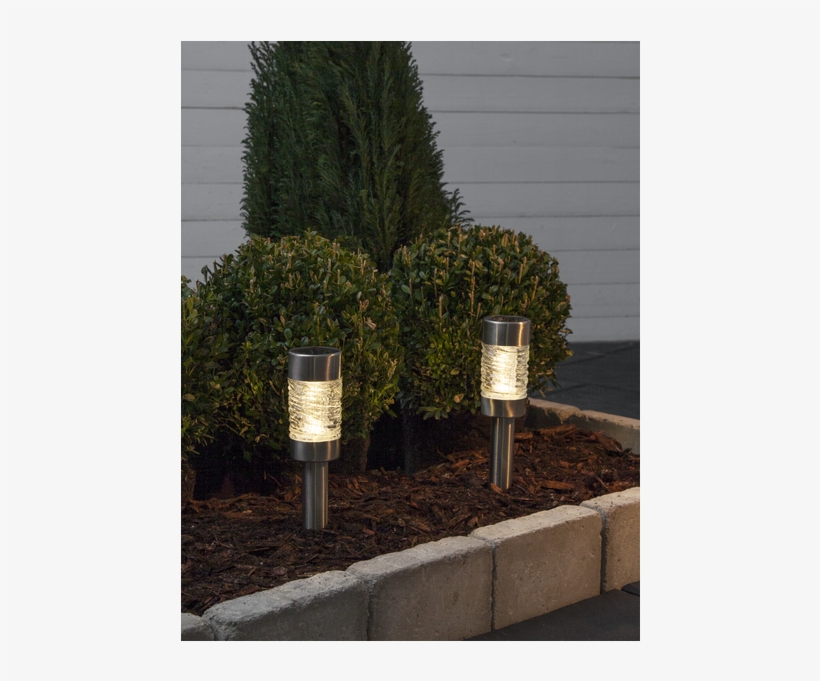 Solar Bollard 2 Pack Capri - White Pine, transparent png #10067210