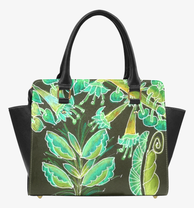 Irish Garden, Lime Green Flowers Dance In Joy Boston - Handbag, transparent png #10067518