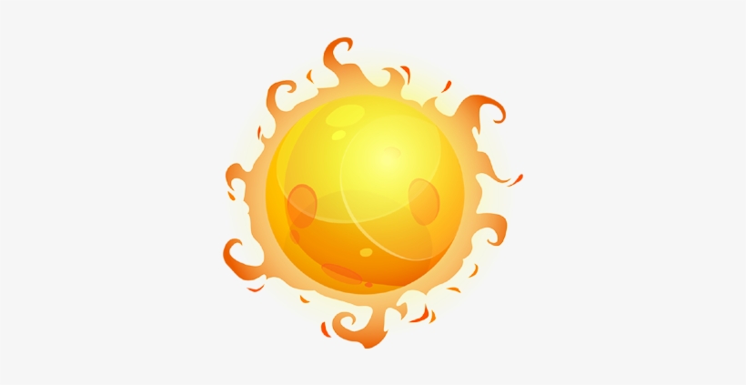 Planet Cartoon Combustion - Bola De Fuego Png, transparent png #10067599
