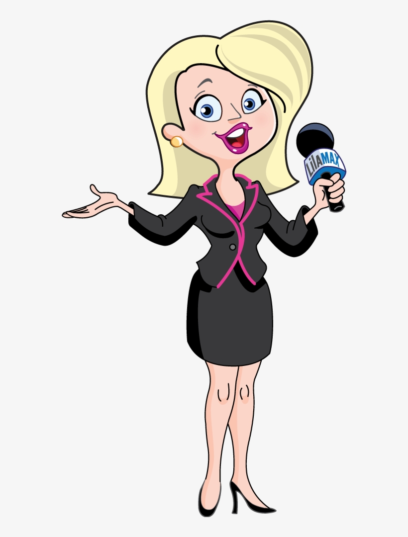 He Was Once Homeless, Now He Counsels Others To Get - Imagen De Una Reportera Animada, transparent png #10067640