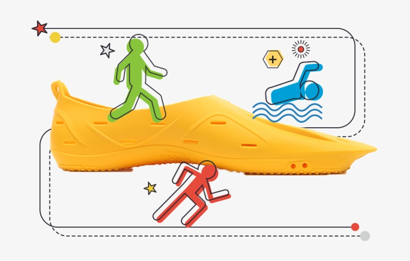 Aqualander Allows You To Walk In An Absolutely Natural - Diagram, transparent png #10068392