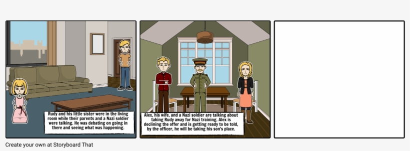 2 Out Of The 5 Scenes In The Book Thief - Cartoon, transparent png #10068444