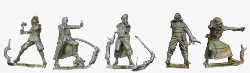 Also Sent For Review Are Four Resin Miniatures That - Figurine, transparent png #10068495