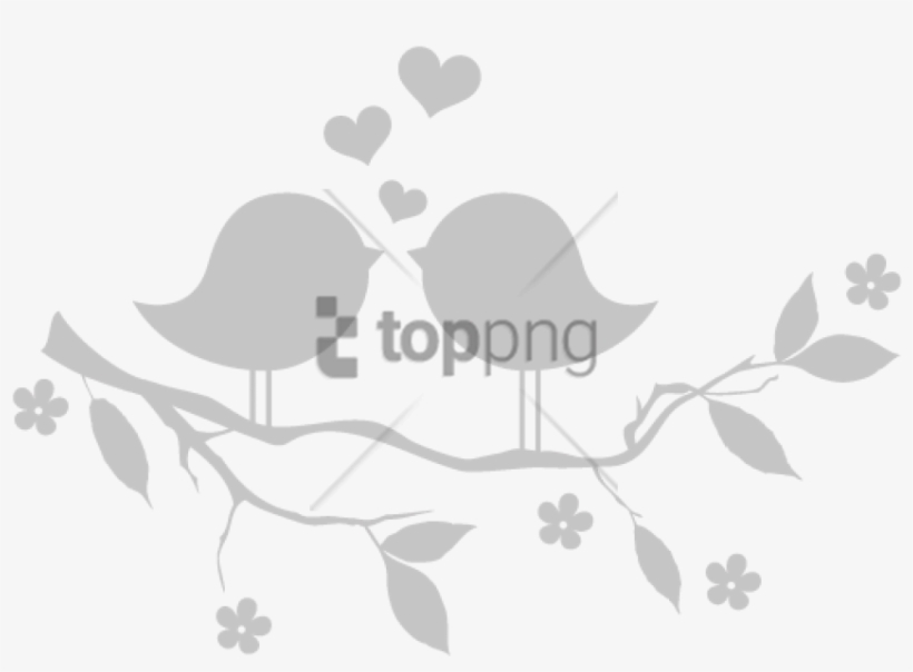 Free Png Punto De Cruz Pajaros Png Image With Transparent - Drawing Wedding Love Birds, transparent png #10068600