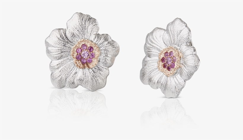 Gardenia Button Earrings - Earrings, transparent png #10069013