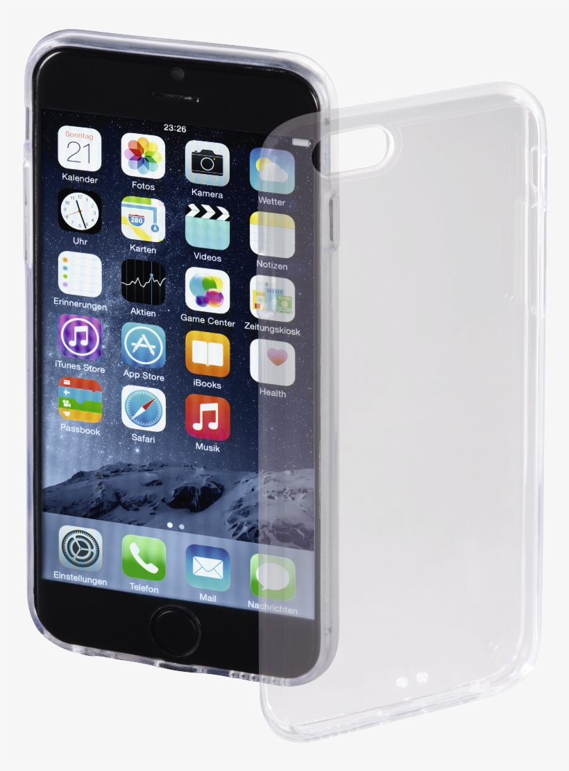 Hama "frame" Cover For Apple Iphone 6/6s, Transparent - Iphone 6 Scherm Reparatie Almere, transparent png #10069474