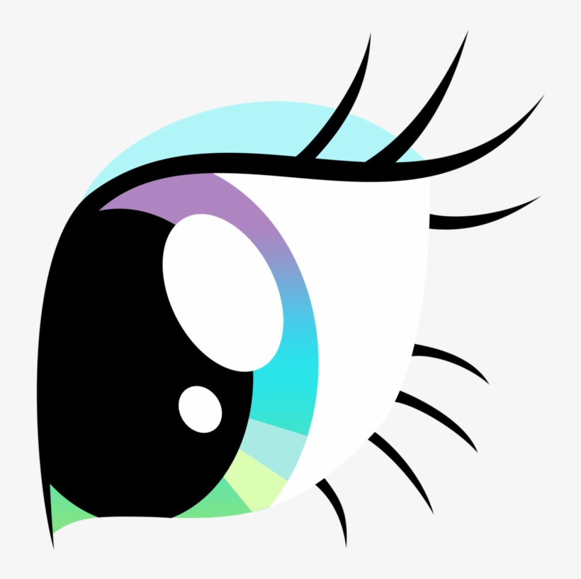 Eye Vector Art - Ojos De Unicornio Para Piñata, transparent png #10069606