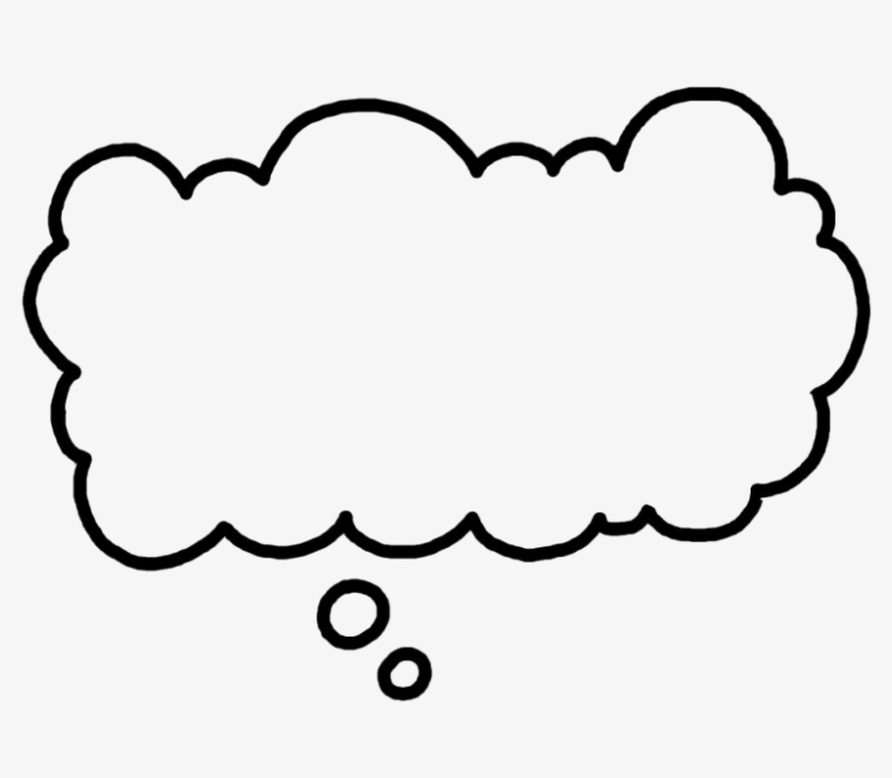 Thought Bubble Png Image - Transparent Thought Cloud Clipart, transparent png #10070697