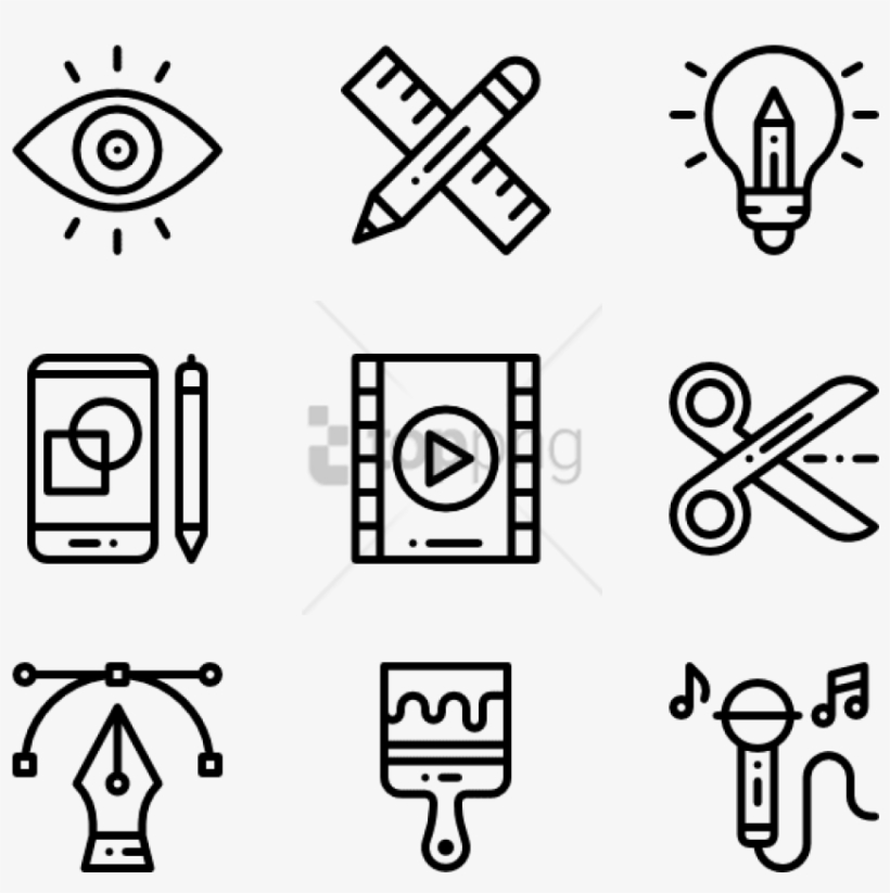 Free Png Art & Design 50 Icons - Free Icons Work, transparent png #10070841