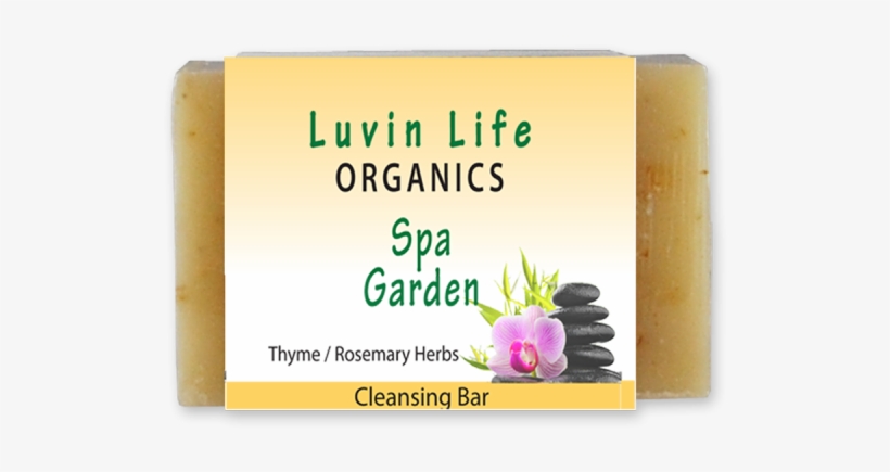 Soap Bar Luvin Life Spa Garden - Signage, transparent png #10070977