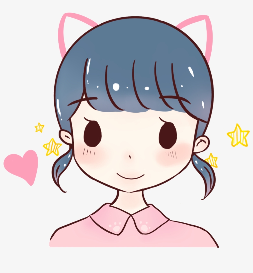 Hand Painted Original Q Version Avatar Png And Psd - Girl Avatar, transparent png #10071818