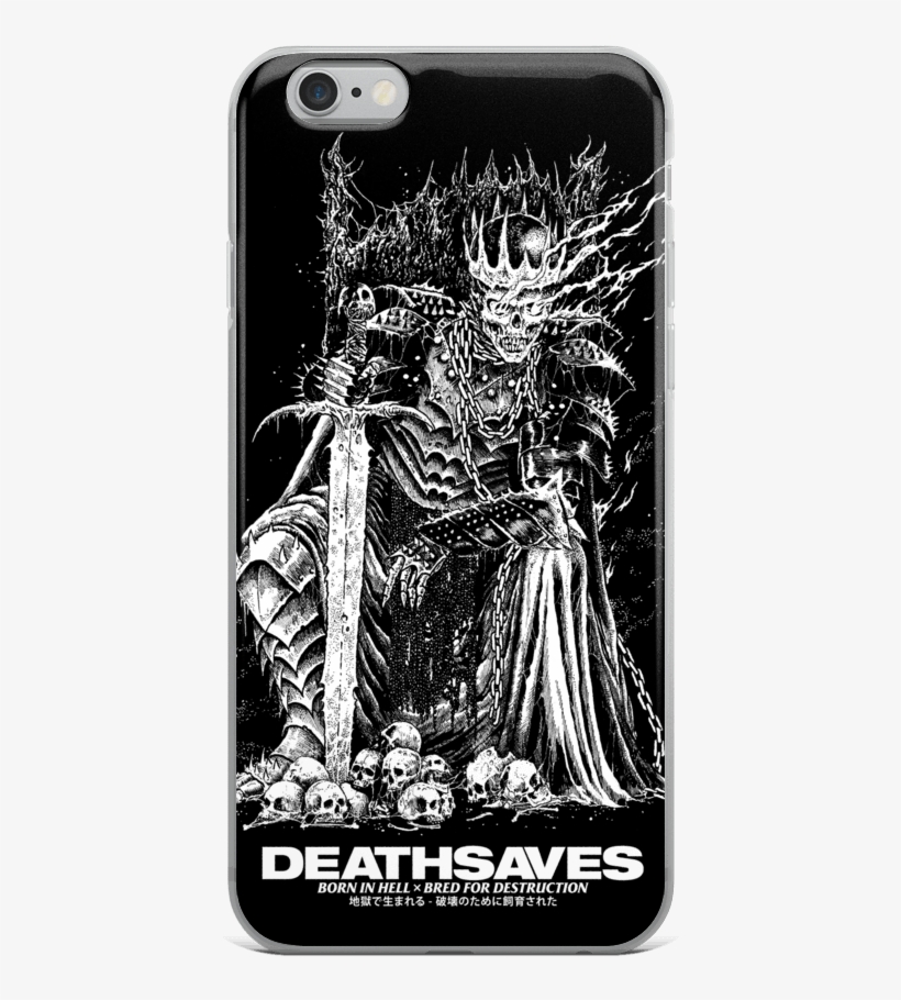 Death Knight [black] Iphone Case - Death Mark Riddik Art, transparent png #10072852