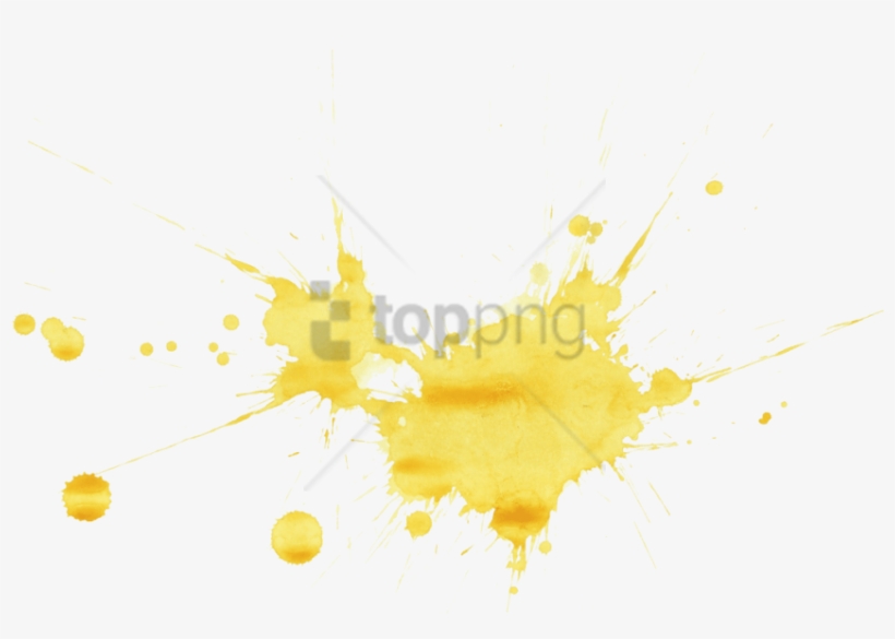 Free Png Yellow Paint Splash Png Png Image With Transparent - Orb-weaver Spider, transparent png #10073114