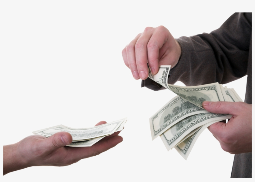 Transparent Gold Dollar Png Clipart - Handing Out Cash, transparent png #10074843