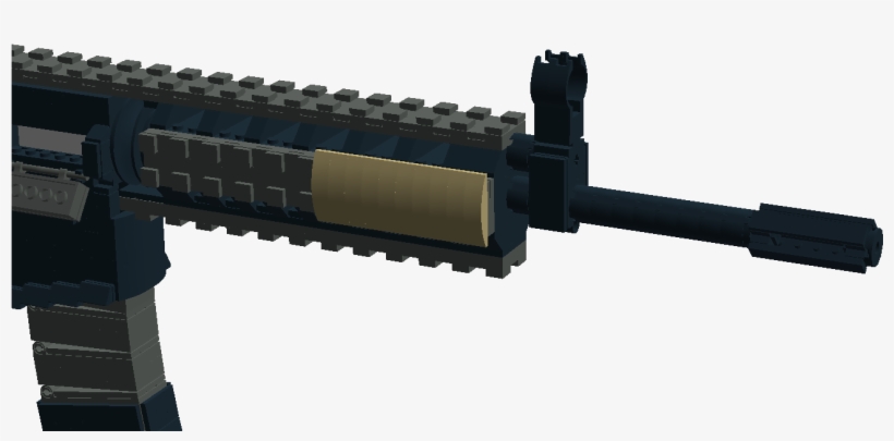 Colt Advanced Combat Rifle Bluejay Themeister Png Lego - Assault Rifle, transparent png #10075040