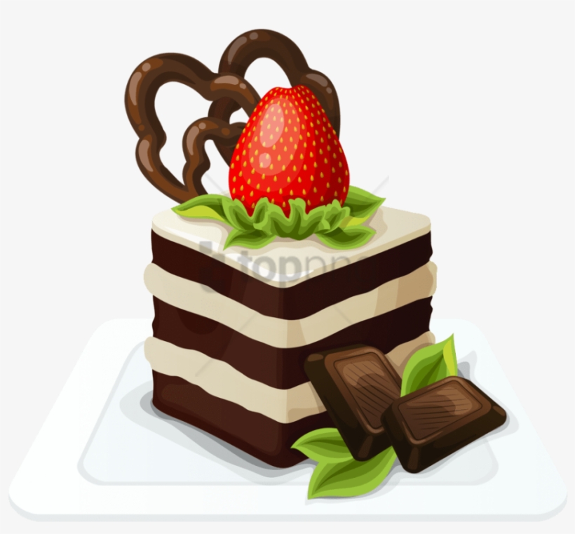 Free Png Desserts With Strawberriescupcake Vectorsponge - Dessert, transparent png #10076052