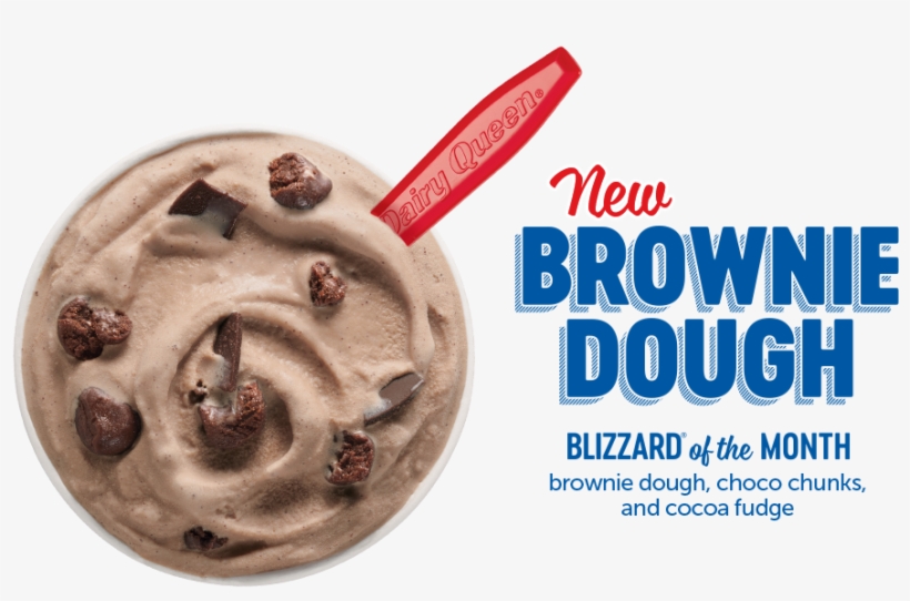 New Brownie Dough Blizzard® Treat - Gelato, transparent png #10076119
