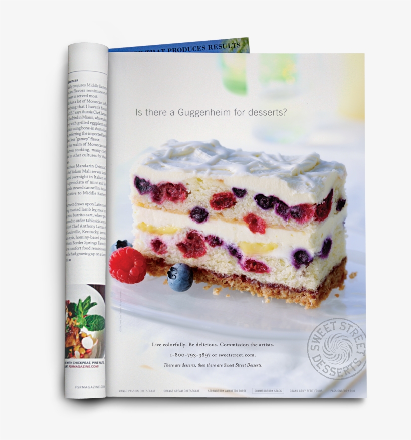 Ssummerberry Stack Ad - Sweet Street Desserts, transparent png #10076245