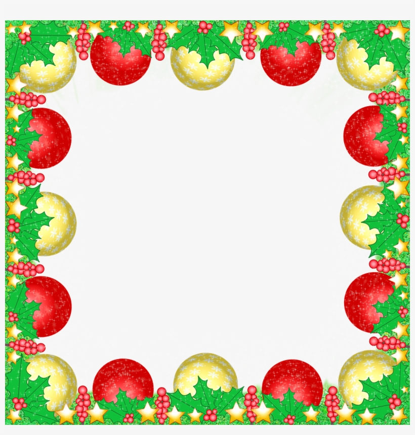 Christmas Christmas Baubles Stars Png Image - Picture Frame, transparent png #10077131