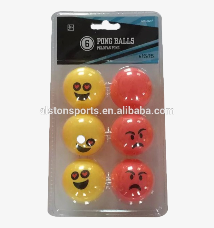 40mm Oem Colorful Plastic Beer Pong Balls For Games,practice,carnival - Smiley, transparent png #10077188