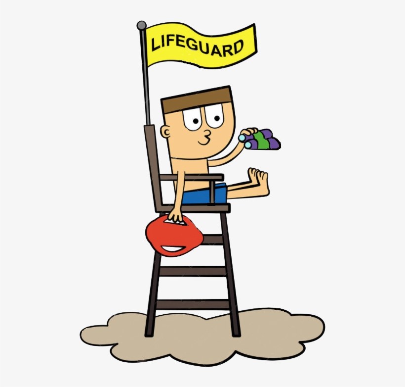 727 In Lifeguard - Cartoon, transparent png #10077324
