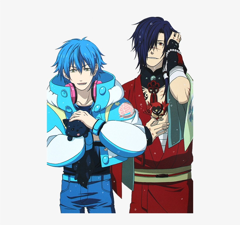 Dramatical Murder Dmmd Aoba Koujaku Kouao My Transparents - Dramatical Murder Aoba And Koujaku, transparent png #10077637